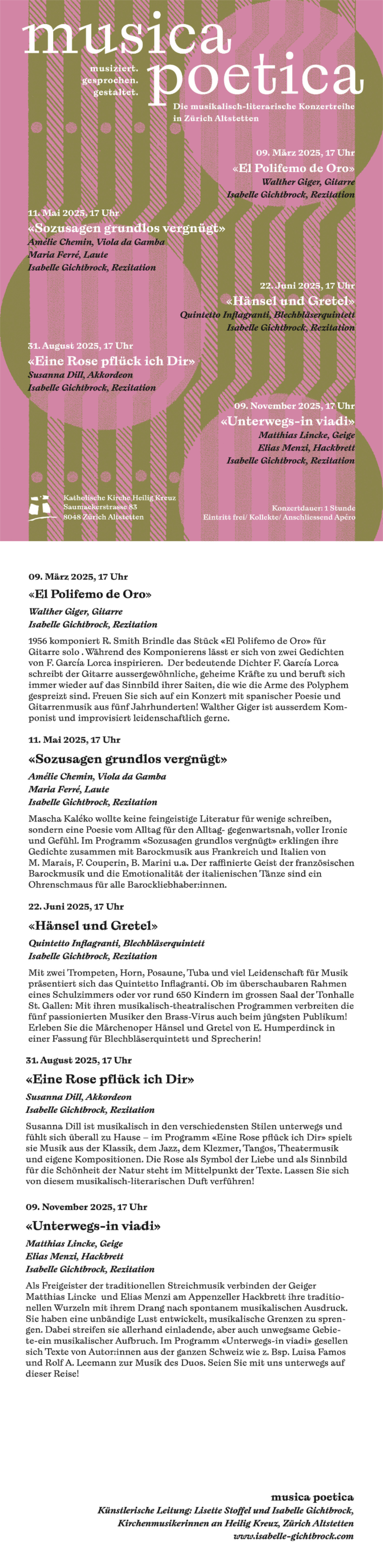 2025 musica poetica